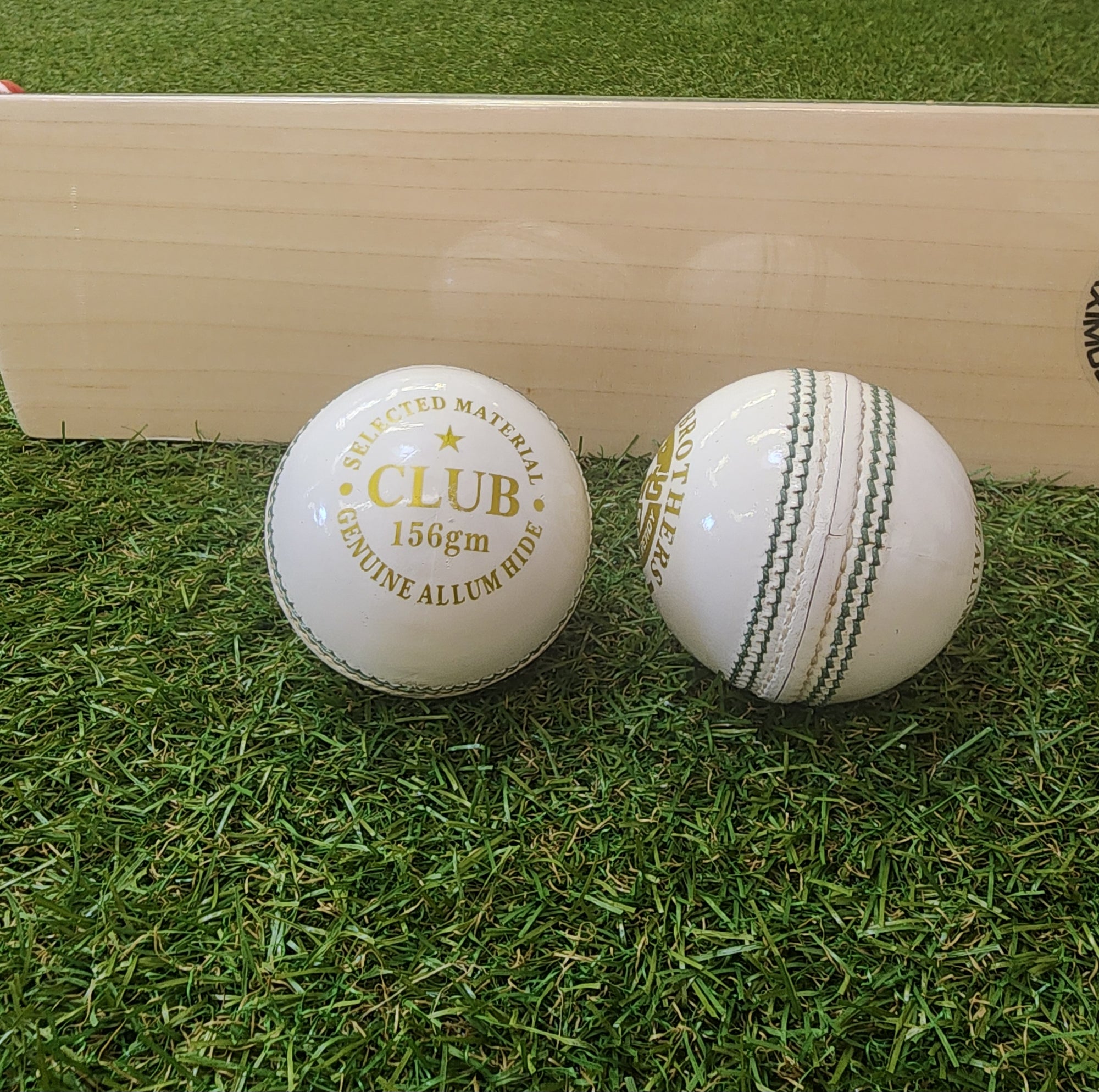 SHQ Club Leather Cricket Ball – 4 Piece – 142gm – White