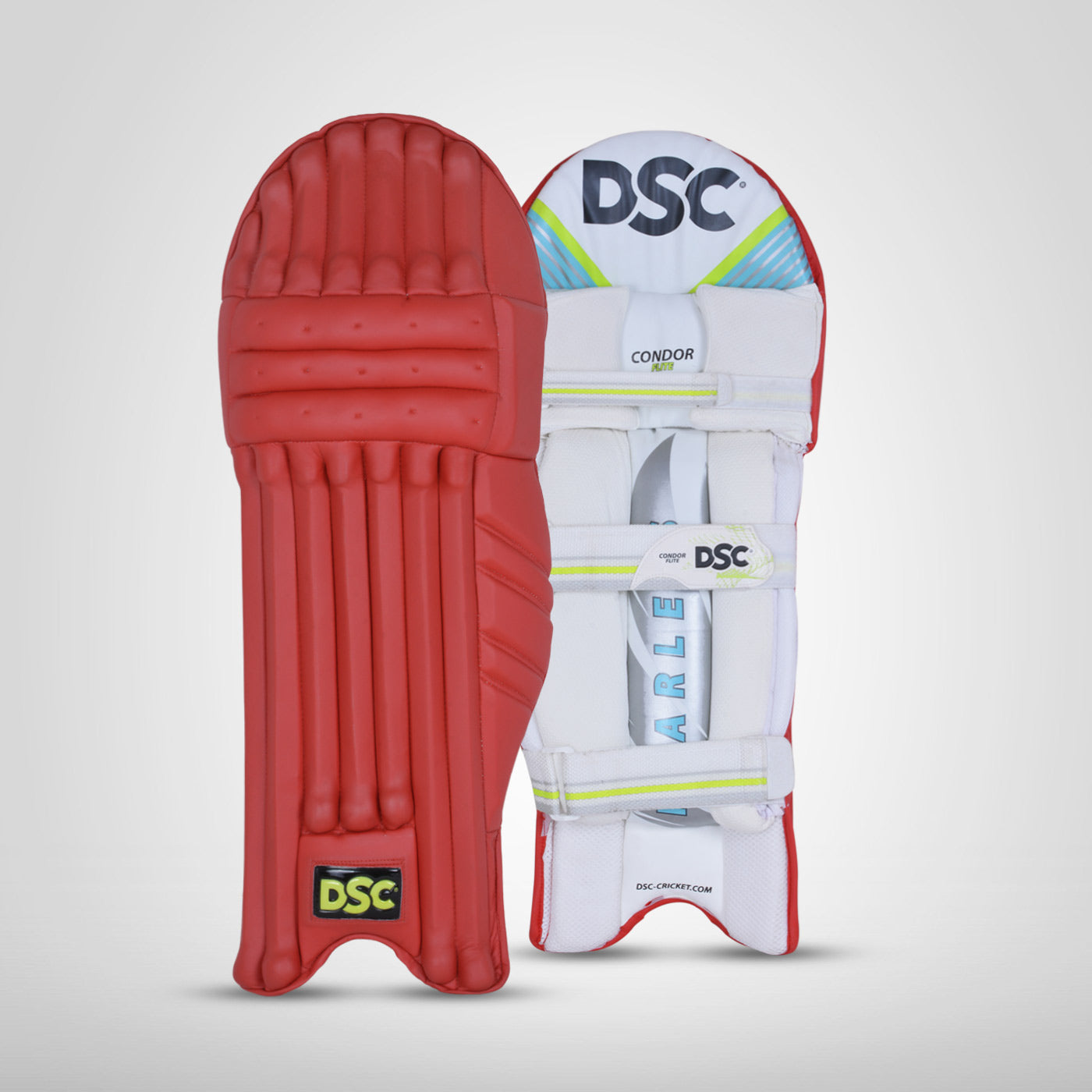 DSC CONDOR FLITE RED COLOURED BATTING PADS – MENS - SportsHQ