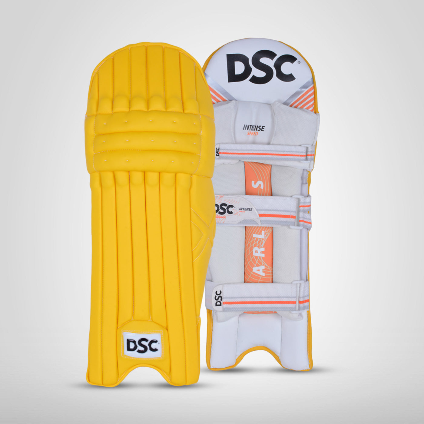 DSC CONDOR FLITE YELLOW COLOURED BATTING PADS – MENS